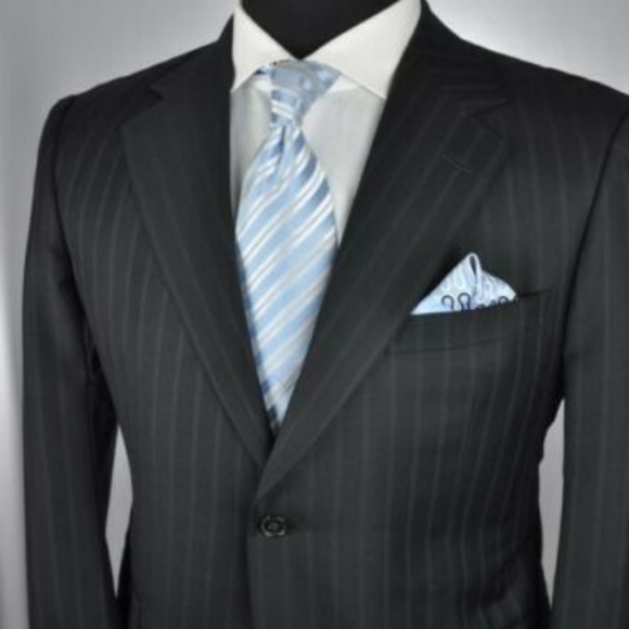 Ermenegildo Zegna Other - *Recent* ZEGNA Black Modern 2Btn Suit 40R